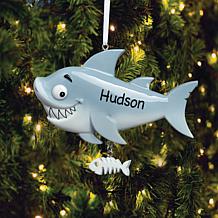 Grey Shark Personalized Ornament