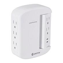 Griffin 5-Outlet Wall Tap with Swivel Outlet