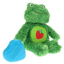Guru Soft Scents Frog Plush Dog Toy with Scented Squeaker
