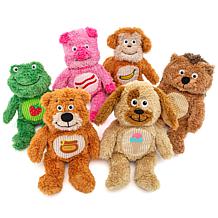 Guru Soft Scents Monkey Plush Dog Toy with Scented Squeaker