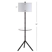 Hall 62" Metal LED End Table Floor Lamp by JONATHAN Y