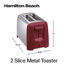 Hamilton Beach 2 Slice Metal Toaster