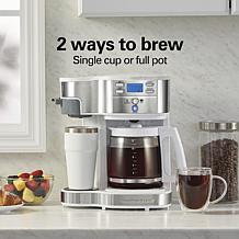 Hamilton Beach 2-Way Programmable Coffee Maker, Single-Serve or 12-Cup