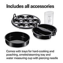 Hamilton Beach 3-in-1 Egg Cooker with 7 Egg Capacity