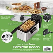 Hamilton Beach 35210 8-Cup Deep Fryer, 6-Cup Food Capacity