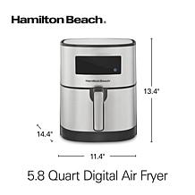Hamilton Beach 5-Liter Digital Air Fryer with Nonstick Basket