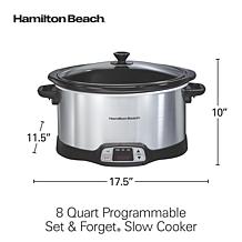 Hamilton Beach® 8 qt. Programmable Countdown Slow Cooker