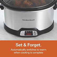 Hamilton Beach® 8 qt. Programmable Countdown Slow Cooker