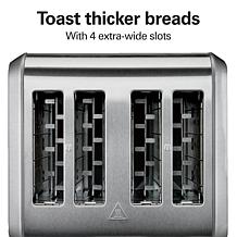 Hamilton Beach Brushed Stainless Steel 4 Slice Toaster