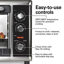 Hamilton Beach® Countertop Oven with Convection and Rotisserie