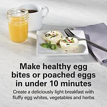 Hamilton Beach Egg Bites Maker with Hard-Boiled Eggs Insert