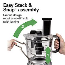 Hamilton Beach Stack and Snap Food Processor