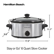 Hamilton Beach Stay or Go 6 Quart Slow Cooker