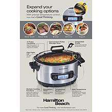 Hamilton Beach® Temp Tracker™ 6 Qt. Slow Cooker