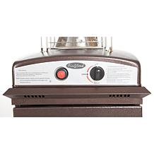 Hammered Bronze Finish Square Flame Patio Heater