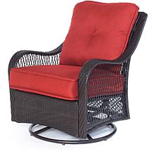 Hanover Orleans 4pc Woven Lounge Set w/Fire Pit Table