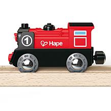 Hape Battery-Powered Wooden Railway Train with Light