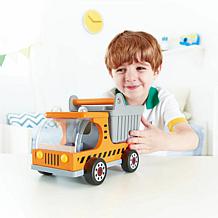 Hape Dumper Truck - Kid's Wooden Construction Toys Vehicle - Yellow