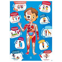 Hape Human Body Puzzle - Anatomy Jigsaw, 60 Oversized Pieces