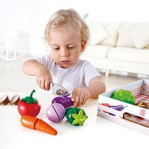 Hape Kitchen Food Playset Garden Vegetables, 9 Pieces