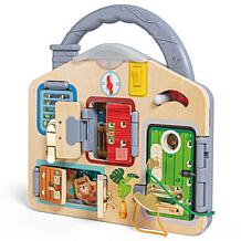 Hape: Lock & Learn Playboard - Moving Parts, Fine Motor Skills
