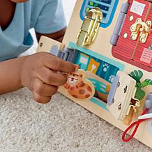Hape: Lock & Learn Playboard - Moving Parts, Fine Motor Skills