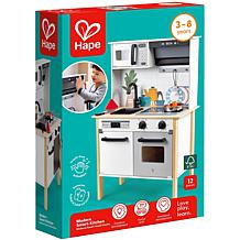Hape: Modern Smart Kitchen, White 12pc Standing Kitchen & Cooking Set