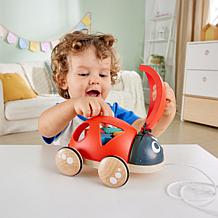 Hape Shape Sorter Pull-Along Ladybug - Wooden Toddler Toy