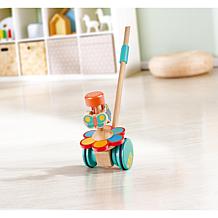 Hape Wooden Push & Pull Dancing Butterflies Walking Toy