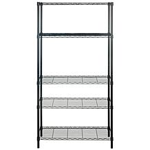 Happimess Alpha 5-Tier Wire Shelving - Chrome