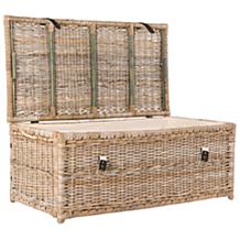 happimess Caden 46" Wicker Storage Trunk