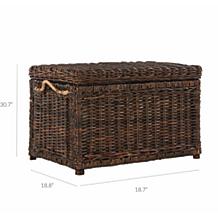happimess Jacob 30" Wicker Storage Trunk
