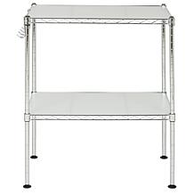 Happimess Lucien 2 Tier Wire Microwave Rack - Chrome