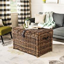 happimess Michael 35" Wicker Storage Trunk