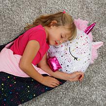 Happy Nappers: Pillow & Sleepy Sack Large - Shimmer Unicorn, 66 x 30"
