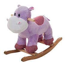 happy trails giraffe plush rocking animal