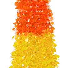 Harvest Lane Halloween 71" Pop-Up Tinsel Tree with 6-Hour Timer