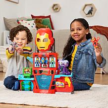 Hasbro Marvel Iron Man and His Awesome Friends Iron Quarters Playset