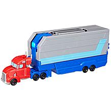 Hasbro Transformers EarthSpark Optimus Prime Battle Trailer Playset