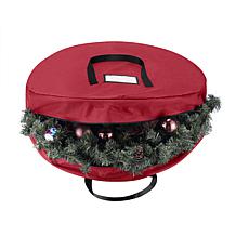 Hastings Home 36” Round Artificial Wreath Storage Bag