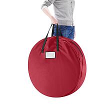 Hastings Home 36” Round Artificial Wreath Storage Bag