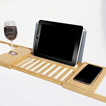 Hastings Home Bamboo Bath Caddy - Natural Wood Bathtub Tray