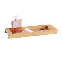 Hastings Home Bamboo Bathroom and Vanity Tray - Tan