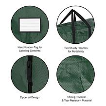 Hastings Home Christmas Decorations Storage Bags - Green