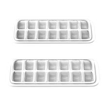 Hastings Home Ice Cube Trays with Lids Set of 2