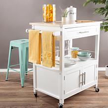 Hastings Home Kitchen Dish Towels with Kitchen Icons Set of 8