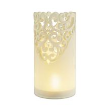 Hastings Home LED Candles with Remote Control Set of 3 - Ivory