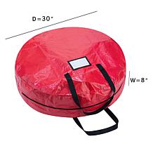 Hastings Home Tree and Wreath Storage Bag Set - Red