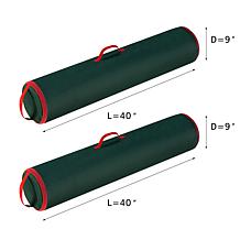 Hastings Home Wrapping Paper Storage Bag for up to 40” Rolls 2-Pack