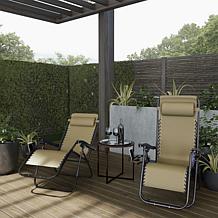 Hastings Home Zero Gravity Chairs 2-Pack